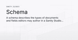 How to Create Custom Schemas in Sanity Studio