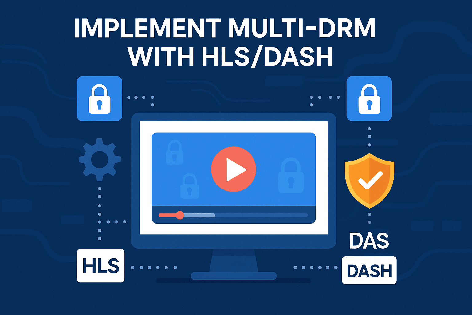How to Implement Multi-DRM (Widevine, PlayReady, FairPlay) with HLS/DASH?