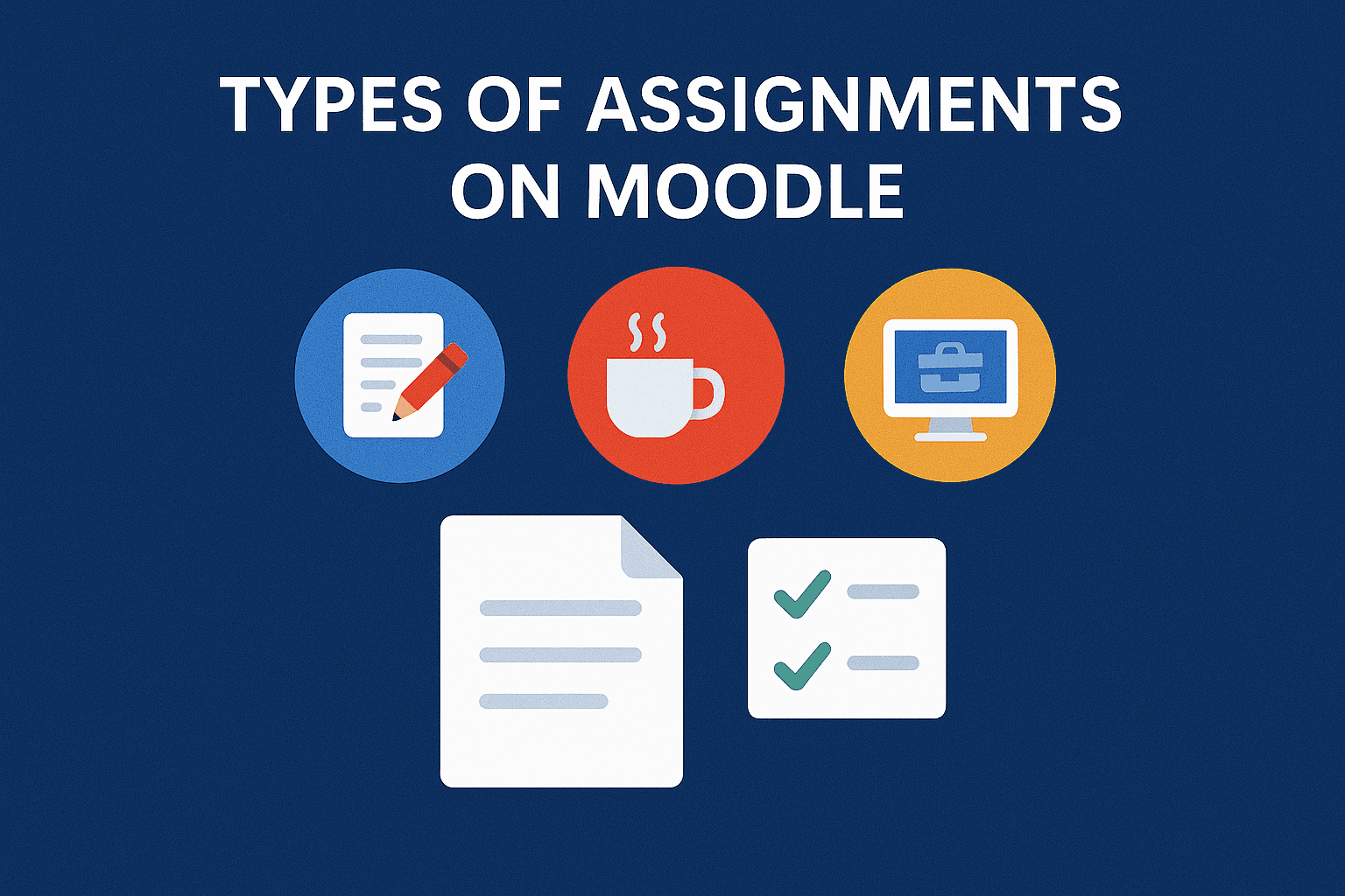 What Types of Assignments are Available on Moodle?