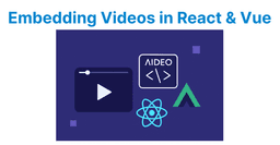 How to Embed Video for React — Vue Apps?