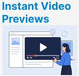 Real-Time Video Previews in Headless Editors