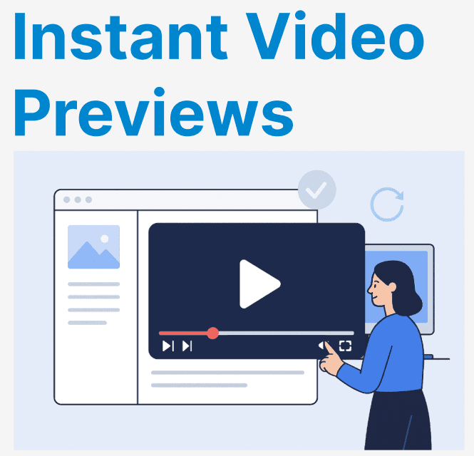 Real-Time Video Previews in Headless Editors