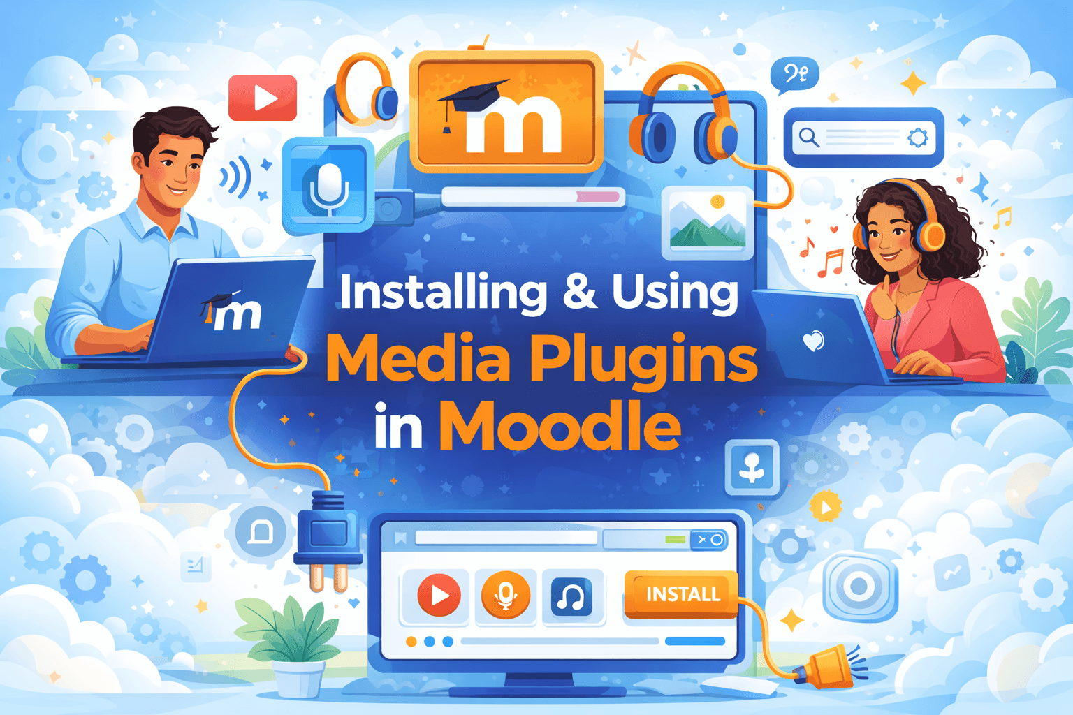 How to Install and Use Media Plugins in Moodle?
