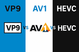 VP9 vs. AV1 vs. HEVC: Which Codec is Best for 4K Streaming