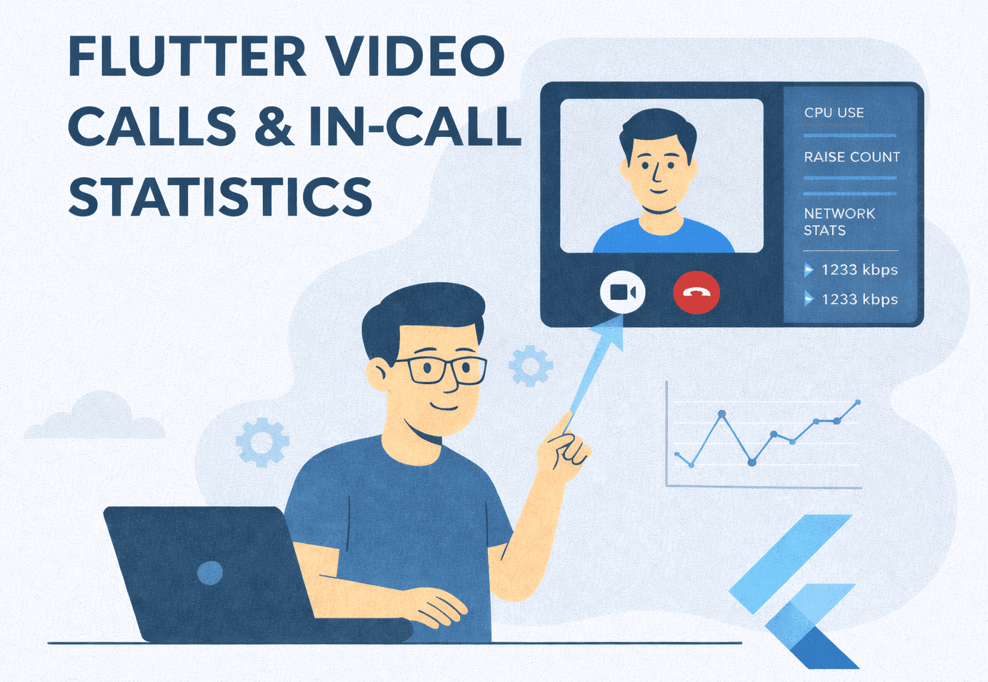 Build Flutter Video Calls with In-Call Statistics