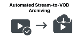 Automating Live Stream Archiving to VOD