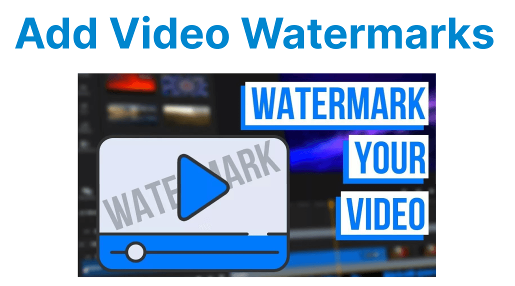 How to Add Watermark Overlays in HTML5 Video?