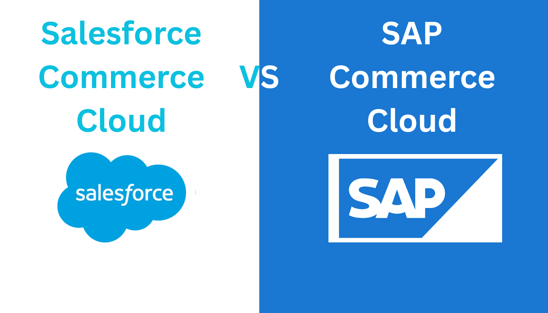Comparing Salesforce Commerce Cloud and SAP Commerce Cloud