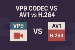 VP9 Codec vs AV1 vs H.264: Comparison for Web Video